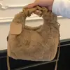 Nuevos Bolsos de Felpa para Mujer de Otoño e Invierno, Versátiles para Ir al Trabajo, Bolsos de Mano Cruzados, Bolsos de Hombro, Carteras para Teléfono Móvil y Monedas