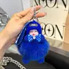 Fabricante Muñeca de Piel de Zorro Real Personalizada Llavero para Coche Colgante Muñeco de Peluche Colgante para Mochila Escolar Regalo para Pareja