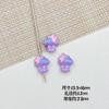 Color macarrón ramo de lazo de amor aleación de pintura hecho a mano DIY cadena de teléfono móvil con cuentas collar accesorios para el cabello