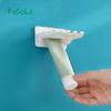 Estante para cepillos de dientes FaSoLa sin perforaciones para baño montado en la pared clip multiusos para limpiador facial almacenamiento en pared