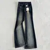 Jeans de Estilo Americano Micro-Campana No Ajustados para Mujer 2026 Otoño Nuevas Llegadas Tallas Grandes Chicas Gorditas Cintura Alta Cubre Cadera Pantalones Campana Adelgazantes