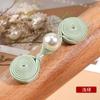Botón de cheongsam Placa de perla Hebilla de placa de incienso Ropa de estilo nacional Traje Tang hanfu Vestido de estilo chino Hecho a mano Retro Accesorios decorativos