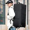 Mochila de viaje multifuncional con ruedas, bolsa de mano grande, bolsa de almacenamiento plegable con ruedas grandes
