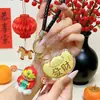 Llavero de Oro Puro, Hazte Rico Inmediatamente, Colgante para Teléfono Móvil, Colgante de Oro de Zootopia, Wholesale Fábrica de Regalos, Empaque de Caja de Regalo
