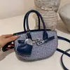 Bolso versátil de alta gama semicircular transfronterizo, moda de otoño 2026, bolso de mano de diseño exclusivo, bolso de hombro y bandolera