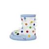 Sapatos Aquáticos Infantis de Um Ano, Bolinhas Arco-Íris Transparentes, Galochas Infantis, Meninos e Meninas, Creche para Bebês, Escola, Desenho Animado Fofo