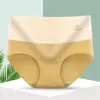 Ropa interior de algodón puro de cintura alta para mujer, Ropa interior para mujer de talla grande, Calzones para mujer de algodón puro de cintura alta para control de abdomen y realce de glúteos, transpirables, al por mayor