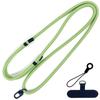 Cordón universal para teléfono móvil de 8 mm, cordón para colgar, cordón para el cuello, cordón con clip separador, cordón ajustable
