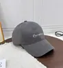 Boné de Baseball Simples Lavável de Algodão Bordado à Mão Estilo Coreano Feminino Letra Revisada Aba Macia Proteção Solar Chapéu Bico de Pato