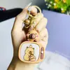Celebridad de Internet Transfronteriza Capibara Luz Intermitente Llavero de TV Muñeca Colgante Pequeño Lindo Cerdo de Agua Muñeca Llavero
