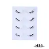Pestañas Postizas de Media Mirada Zorro Transfronterizas, Múltiples Pares, Extensión de Cola de Ojo, Maquillaje Natural Nude, Pestañas Postizas de Media Mirada con Tallo Negro, Planitud Fábrica