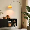 Lámpara de Pie Estilo Medieval Junto al Sofá de la Sala de Estar Dormitorio Americano Decoración de la Habitación Atmósfera Lámpara de Pesca al Atardecer