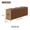 Pedido Mínimo de una Pieza Transfronterizo Banco Plegable Retráctil de Papel Kraft con Cojín Taburete Plegable Largo para Varias Personas Venta Directa de Fábrica