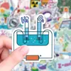 Compra Directa Transfronteriza de 50 Piezas de Divertidas Pegatinas Decorativas con Temas de Experimentos Químicos para Cuadernos, Diarios y Botellas de Agua