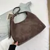 Bolso Cruzado Casual Simple Shuai Mijia 2026 Nuevo Bolso de Mano Moda Retro Estilo Coreano Color Sólido Textura Bolso de Hombro