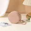 Bolso de Paja Bolso Tejido de Playa Nuevo Ingreso 2025 Estilo de Lujo Bolso Redondo Pequeño Tejido de Paja Bolso Cruzado para Teléfono Móvil Grande Mediano Pequeño