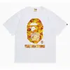 24 Tendencia Caliente de Verano en Línea: Camiseta bAPe Cabeza de Mono, Diseño Camuflaje, Camiseta Unisex de Manga Corta con Cuello Redondo