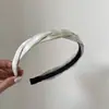 Diadema de Nudo de Tela Estilo Retro Academia Europea Americana Antideslizante Borde Ancho Diadema para Estudiante Chica Dama