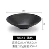 Tazón doméstico de alta calidad de melamina negra para fideos, tazón para sopa, tazón para malatang, 6 pulgadas, 7 pulgadas, 8 pulgadas, 9 pulgadas, vajilla de melamina al por mayor