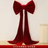 Decoraciones de moños grandes de terciopelo de moda para habitaciones de bodas, perfectas para el Año Nuevo Chino, escaparates de tiendas y centros comerciales, y fondos para el Día de San Valentín