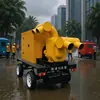 Camión cisterna de control de inundaciones motor diésel bombeo rescate de emergencia alto flujo camión bomba móvil autocebante bomba de lucha contra inundaciones y drenaje