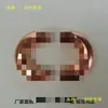 Curva Pequena em U de Cobre Roxo 7-54mm sem Alargamento Ângulo de 180 Graus Cotovete de Tubo de Cobre Soldado em Forma de U Semicírculo de Cobre Vermelho