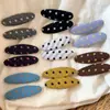 Pinzas para el pelo lindas de lunares estilo coreano, pinzas laterales, accesorios para el pelo, pinzas BB para niños, pinzas para flequillo, pasadores, adornos para el pelo