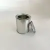 Cubo metálico para mezclar pintura de 1L, Taza de almacenamiento de 2L, 4 latas de pintura, Tanque de almacenamiento de líquido de 0.3L, Cubo metálico redondo sellado de 0.5L