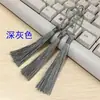 Nudo chino borla colgante oreja empaque adornos marcapáginas borla artesanía accesorios para el cabello caja de dulces