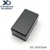 Panel Rectangular Negro con Ranura Caja de Plástico Carcasa de Adquisición de Señales Protección de Placa de Circuito Impreso PCB