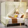 Mosquitero de puerta única con soporte de suelo para dormitorio, encriptado 1.2m para uso doméstico, estilo princesa 1.0m para uso doméstico, estilo palacio tradicional