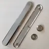 Tiras Guía Ciega de Acero Inoxidable 304, Clavos Guía con Recubrimiento de Diamante, Clavos Ciegos de Plástico 316, Reductores de Velocidad Antideslizantes para Estacionamientos