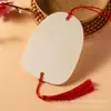 Tarjetas de Deseos, Etiquetas de Madera, Etiquetas Colgantes de Bendición para Árboles, Decoraciones Festivas para Lugares Pintorescos, Pequeños Carteles de Madera en Blanco Hechos a Mano, Etiquetas de Paz, Tarjetas de Deseos