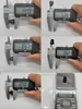 Cierre Redondo para Extremo de Cuerda, Accesorios para Correa de Teléfono, Hebilla Colgante de Aleación de Zinc, Cierre Ajustable en Forma de Ocho para Joyería DIY, Cierre de Extremo