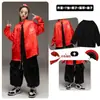 Día de Año Nuevo ropa para niños estilo chino ropa de actuación para niños Hanfu para niñas moda nacional Longteng moda hip hop ropa de actuación otoño