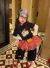 Camiseta de Otoño para Niñas, Nueva y Elegante Moda Infantil 2026, Ropa Infantil, Camiseta Falsa de Dos Piezas con Diseño de Caballito