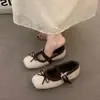Zapatos de tacón oculto de lana con forro polar, estilo viento de noche, para mujer, otoño invierno, cálidos, suela suave, zapatos para conducir, zapatos Mary Jane