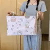 Cesta de Roupas Sujas Fofa Doméstica Dobrável Grande Capacidade Cesta de Lavanderia Artigos Diversos Portátil Cesta de Armazenamento de Brinquedos para Dormitório Doméstico