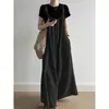 Macacão Japonês de Algodão e Linho Estilo Preguiçoso para Mulheres Verão 2026, Novo Estilo de Verão, Macacão Calça Casual Largo e Solto