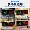 Bestseller transfronterizo, temporizador LED de fitness de 6 dígitos, temporizador de intervalos para estudio, reloj de pared multifuncional para estudios de boxeo y yoga