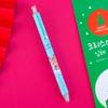 Caneta de gel push de desenho animado de Natal material escolar para estudantes Caneta de água Press criativa preta Caneta de assinatura caneta de água em caixa