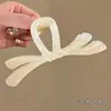 Novo Estilo 2025 Presilha Retro com Laço de Tamanho Médio para Mulheres, Presilha de Tubarão de Alta Qualidade para a Parte de Trás da Cabeça com Pouco Volume de Cabelo, Acessório Popular para Cabelo