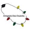 Colar de Natal infantil Cool Lester Mini tamanho colar 6Led luz abacaxi contas colar luminoso