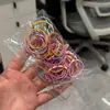 Gomas para el pelo de colores pastel para niñas, cintas para el pelo de alta elasticidad para niños, gomas para el pelo de bebé que no dañan el pelo, gomas elásticas para trenzar, accesorios para el pelo