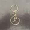 Llavero de broche de dragón redondo, juego de tres piezas con cierre de langosta, cadena de cuatro secciones con cierre de ocho, llavero colgante de juego de tres piezas con cierre de langosta