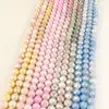 Transfronterizo 6810 Bola de Flores Macarrón Material de Jade Redondas Multifacéticas Cuentas DIY Joyería de Cuentas Hecha a Mano Accesorios de Cuentas Sueltas de Vidrio