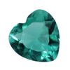 Anillos de Vidrio Verde Claro con Forma de Corazón de Melocotón Huagang Gem Piedra Suelta Corazón Puntiagudo Joyería de Vidrio Verde Claro Diamante Suelto