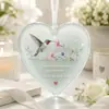 Nuevo producto transfronterizo: Recuerdo Corazón Conmemorativo, adorno colgante coleccionable con forma de corazón conmemorativo, artesanía de acrílico