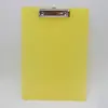 Tablero Clip Acrílico A4 Transparente PP Base con Escala Métrico Carpeta de Oficina Carpeta de Archivo de Documentos Clip para Menú de Plástico