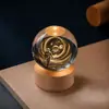 Luminária de Mesa Bola de Cristal, Enfeites Criativos de Cristal para Mesa, Lembranças da Temporada de Formatura para Alunos e Professores